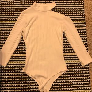 Shoulder cut out bodysuit